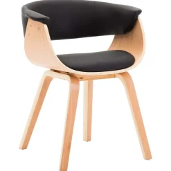 vidaXL Esszimmerstühle 4 Stk. Schwarz Bugholz und Kunstleder