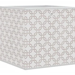 vidaXL Faltboxen 10 Stk. Creme 32x32x32 cm Vlies