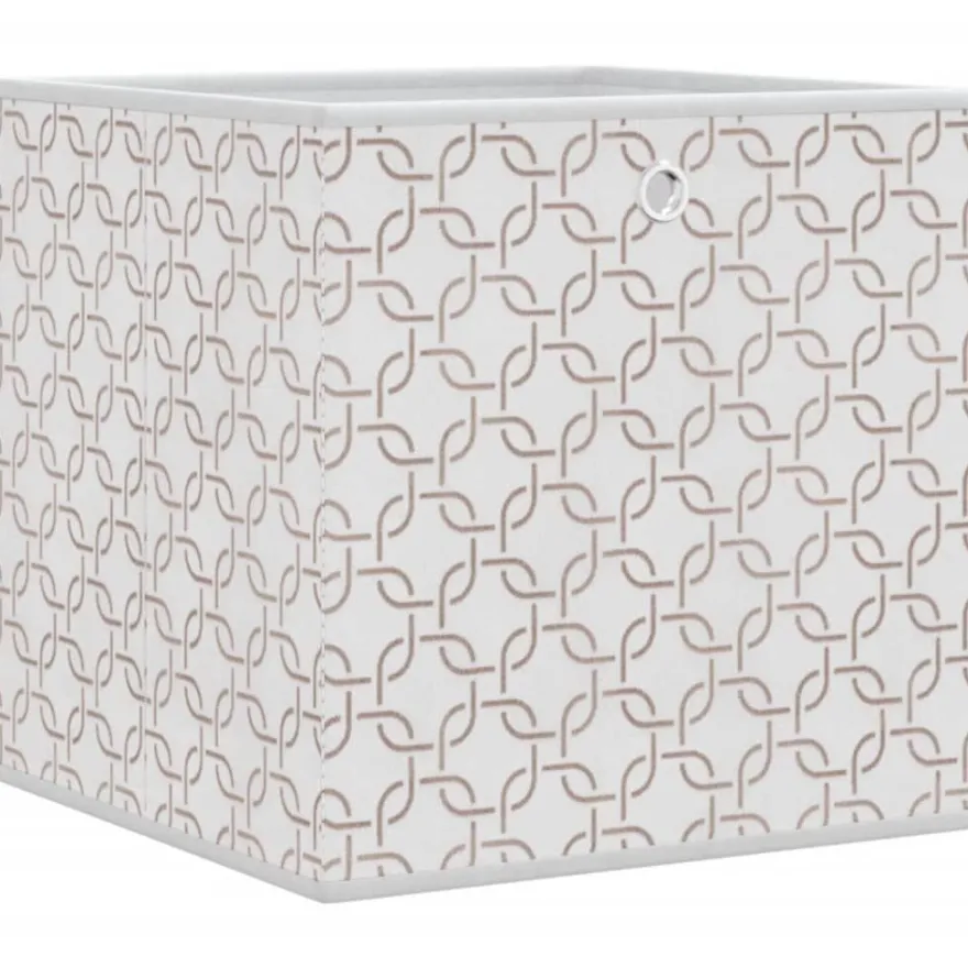 vidaXL Faltboxen 10 Stk. Creme 32x32x32 cm Vlies