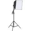 vidaXL Fotostudio-Set mit Beleuchtung und Hintergrund