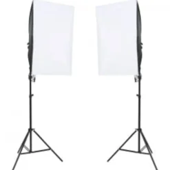 vidaXL Fotostudio-Set mit Beleuchtung und Reflektor