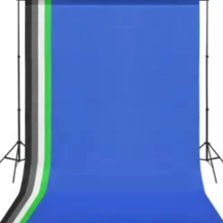 vidaXL Fotostudio-Set mit Beleuchtung und Hintergrund