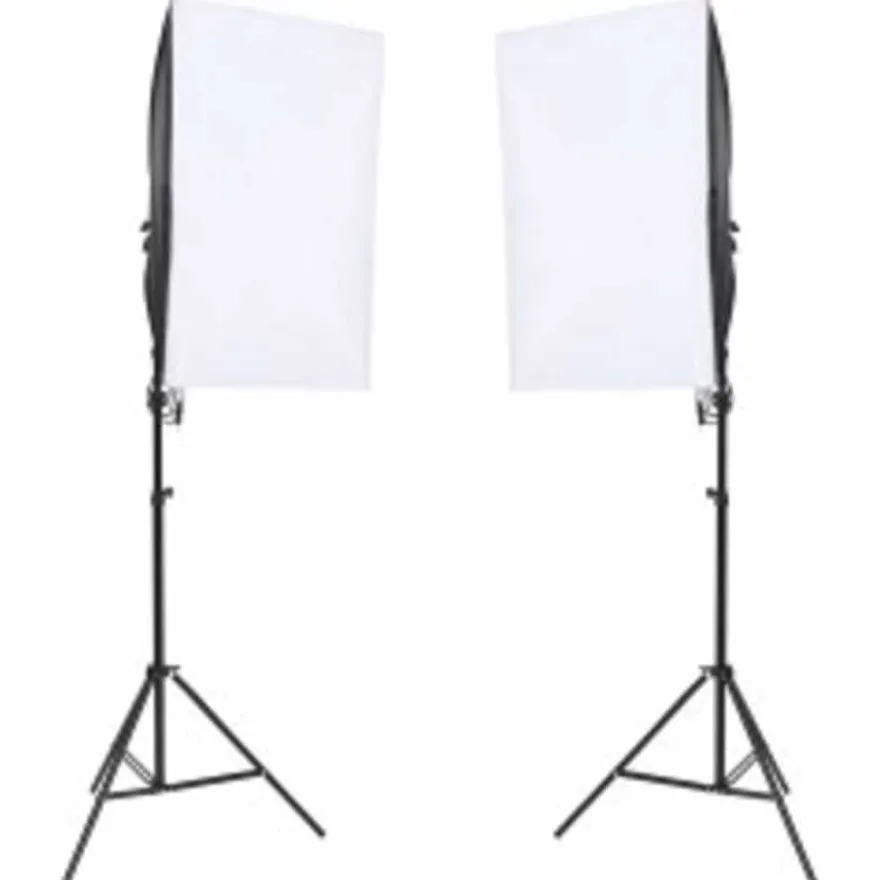 vidaXL Fotostudio-Set mit Beleuchtung und Hintergrund