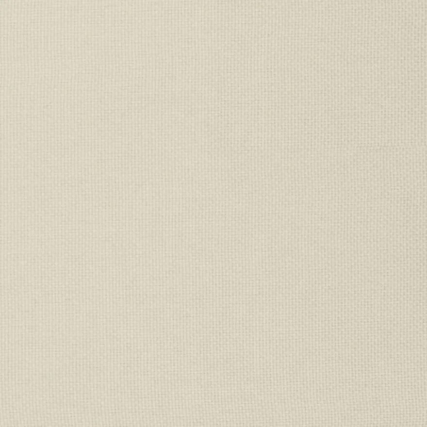 vidaXL Fußhocker Creme 51x41x40 cm Stoff