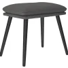 vidaXL Fußhocker Dunkelgrau 45x29,5x35 cm Stoff