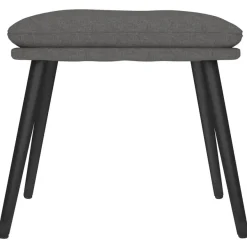 vidaXL Fußhocker Dunkelgrau 45x29,5x35 cm Stoff