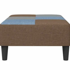 vidaXL Fußhocker Patchwork 77x55x31 cm Stoff