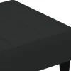 vidaXL Fußhocker Schwarz 77x55x31 cm Samt