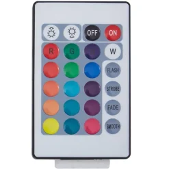 vidaXL Gaming-Stuhl mit RGB LED-Leuchten Rot und Schwarz Kunstleder