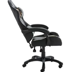vidaXL Gaming-Stuhl Schwarz und Tarnmuster Kunstleder