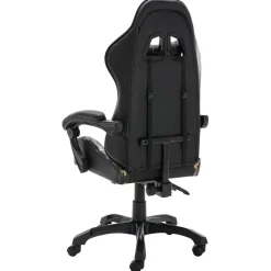 vidaXL Gaming-Stuhl Schwarz und Tarnmuster Kunstleder