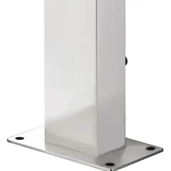 vidaXL Gartendusche 220 cm Edelstahl