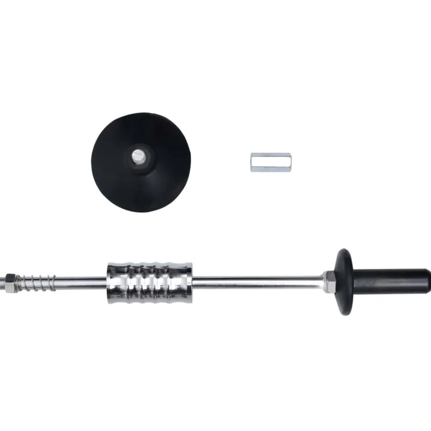vidaXL Gleithammer mit Saugnapf 59 cm Kohlenstoffstahl