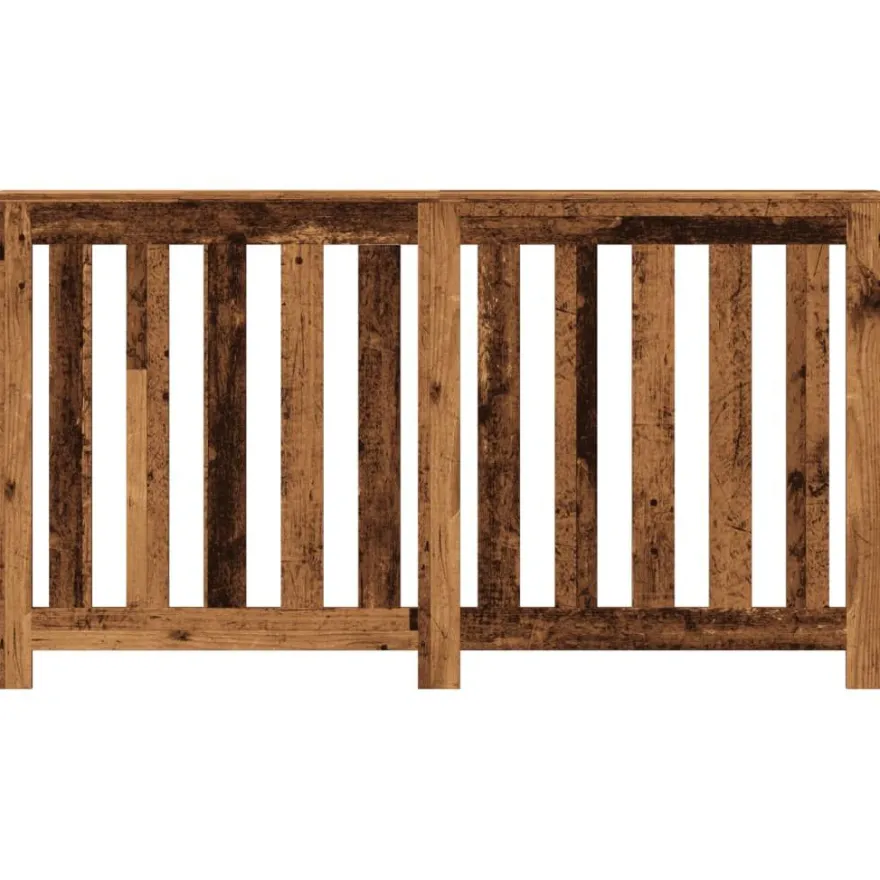 vidaXL Heizkörperverkleidung Altholz-Optik 149x20x82 cm Holzwerkstoff