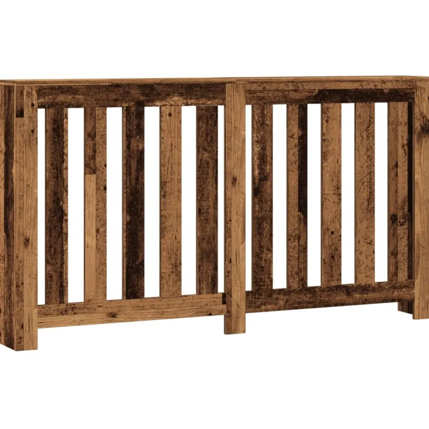 vidaXL Heizkörperverkleidung Altholz-Optik 149x20x82 cm Holzwerkstoff