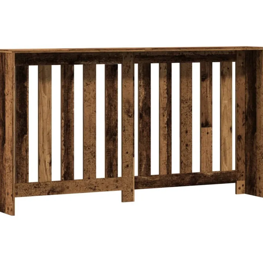 vidaXL Heizkörperverkleidung Altholz-Optik 149x20x82 cm Holzwerkstoff