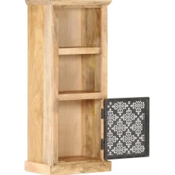 vidaXL Highboard mit Tür 45x32x110 cm Mango Massivholz