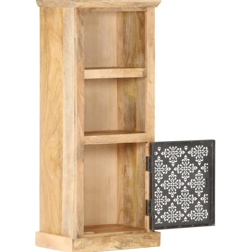vidaXL Highboard mit Tür 45x32x110 cm Mango Massivholz