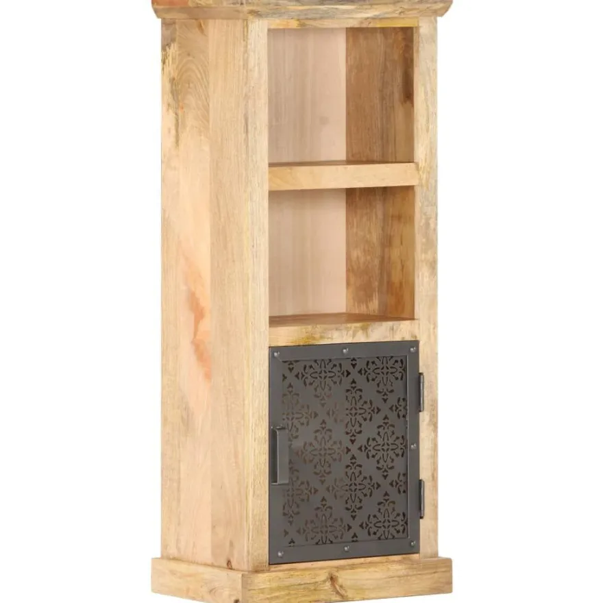 vidaXL Highboard mit Tür 45x32x110 cm Mango Massivholz
