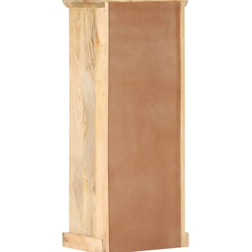 vidaXL Highboard mit Tür 45x32x110 cm Mango Massivholz