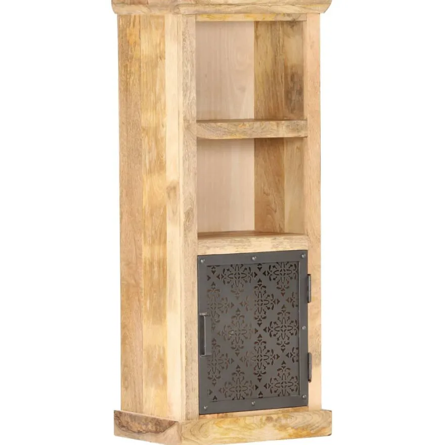 vidaXL Highboard mit Tür 45x32x110 cm Mango Massivholz