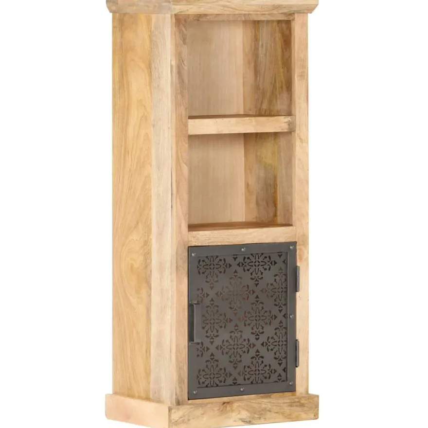 vidaXL Highboard mit Tür 45x32x110 cm Mango Massivholz