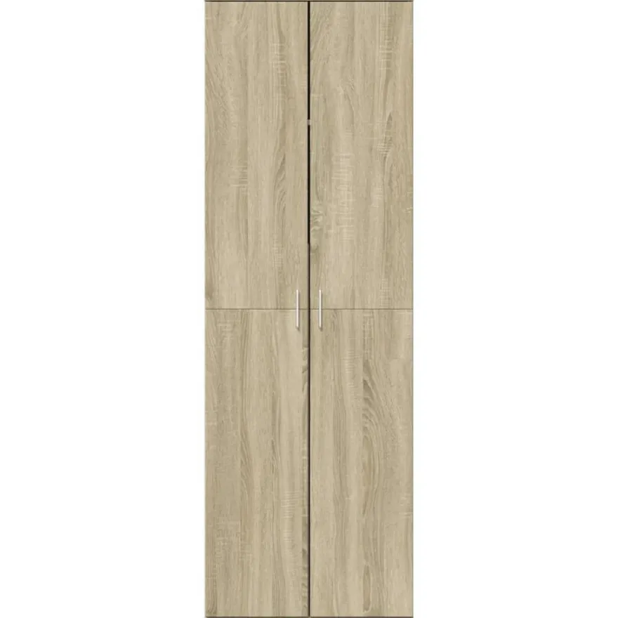 vidaXL Highboard Sonoma-Eiche 60x35x180 cm Holzwerkstoff