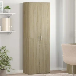 vidaXL Highboard Sonoma-Eiche 60x35x180 cm Holzwerkstoff