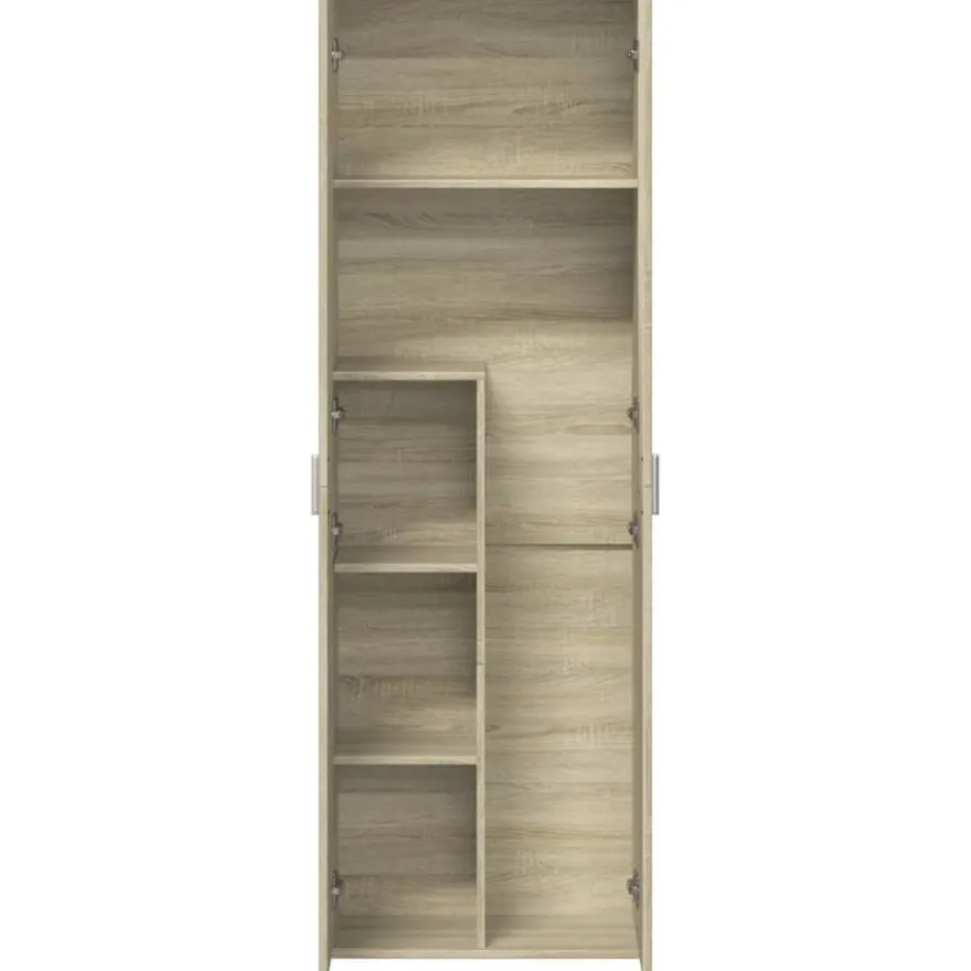 vidaXL Highboard Sonoma-Eiche 60x35x180 cm Holzwerkstoff