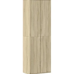 vidaXL Highboard Sonoma-Eiche 60x35x180 cm Holzwerkstoff