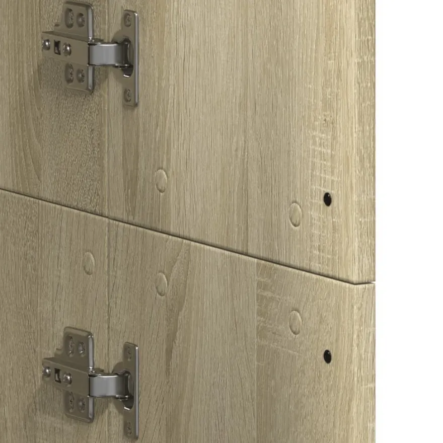 vidaXL Highboard Sonoma-Eiche 60x35x180 cm Holzwerkstoff