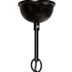 vidaXL Hängelampe Industriestil 25 W Schwarz Rund 40 cm E27