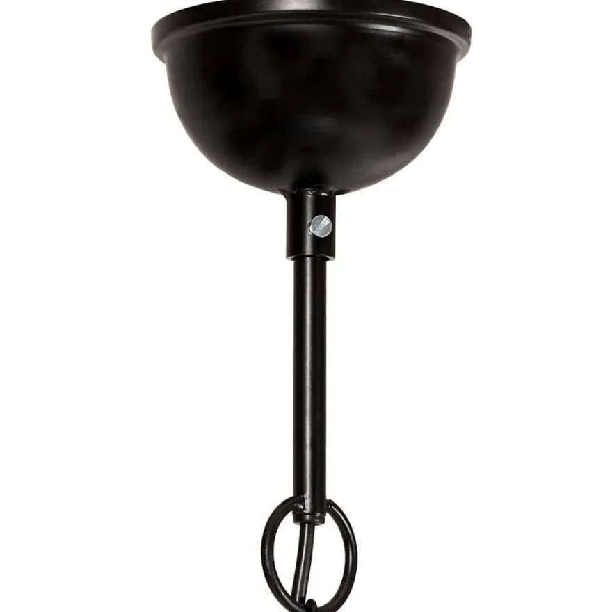 vidaXL Hängelampe Industriestil 25 W Schwarz Rund 40 cm E27