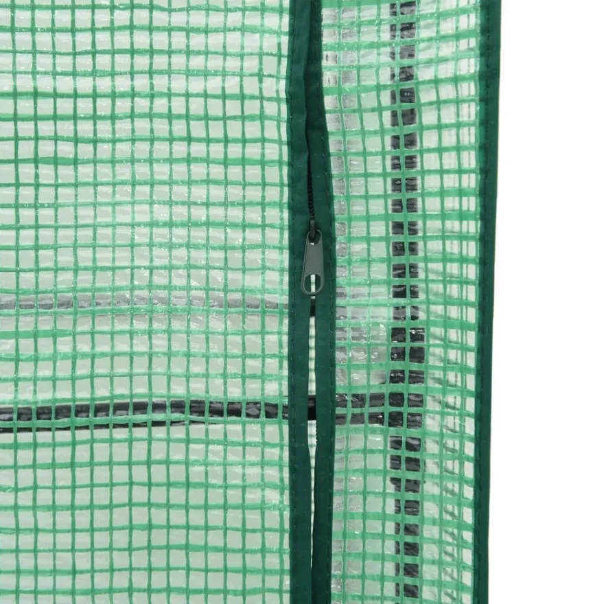 vidaXL Hochbeet mit Gewächshaus-Aufsatz Rattan-Optik 120x40x138 cm