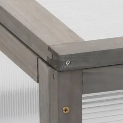 vidaXL Hochbeet mit Gewächshaus 110x54x120 cm Massivholz Tanne