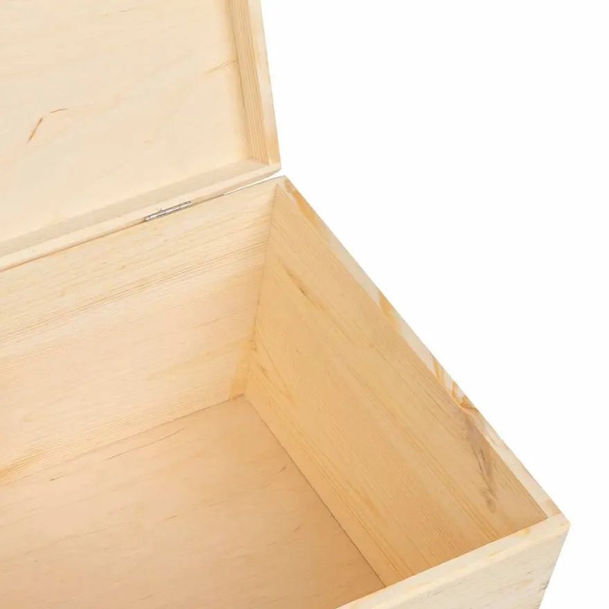vidaXL Holzkiste mit Deckel 40x30x23 cm Massivholz Kiefer