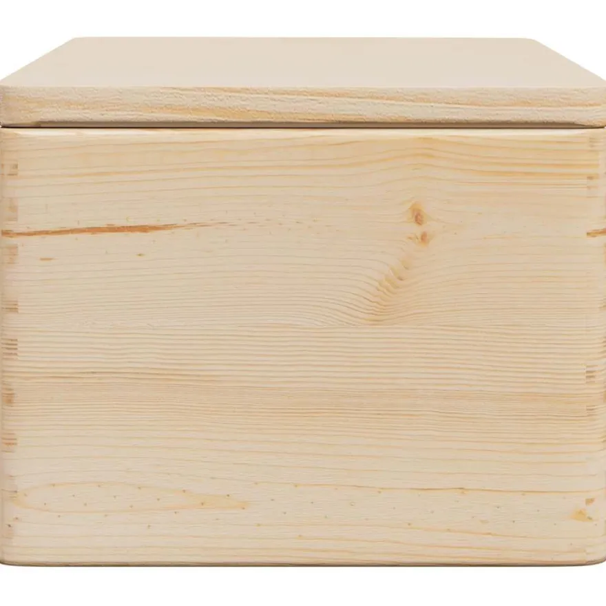 vidaXL Holzkiste mit Deckel 40x30x23 cm Massivholz Kiefer