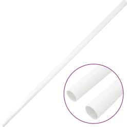 vidaXL Installationsrohre mit Clips Ø25 mm 30 m PVC