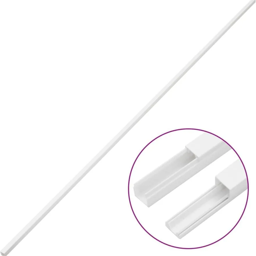vidaXL Installationsrohre 25x16 mm 10 m PVC
