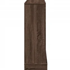 vidaXL Kaminumrandung Braun Eichen-Optik 100x30x87,5 cm Holzwerkstoff