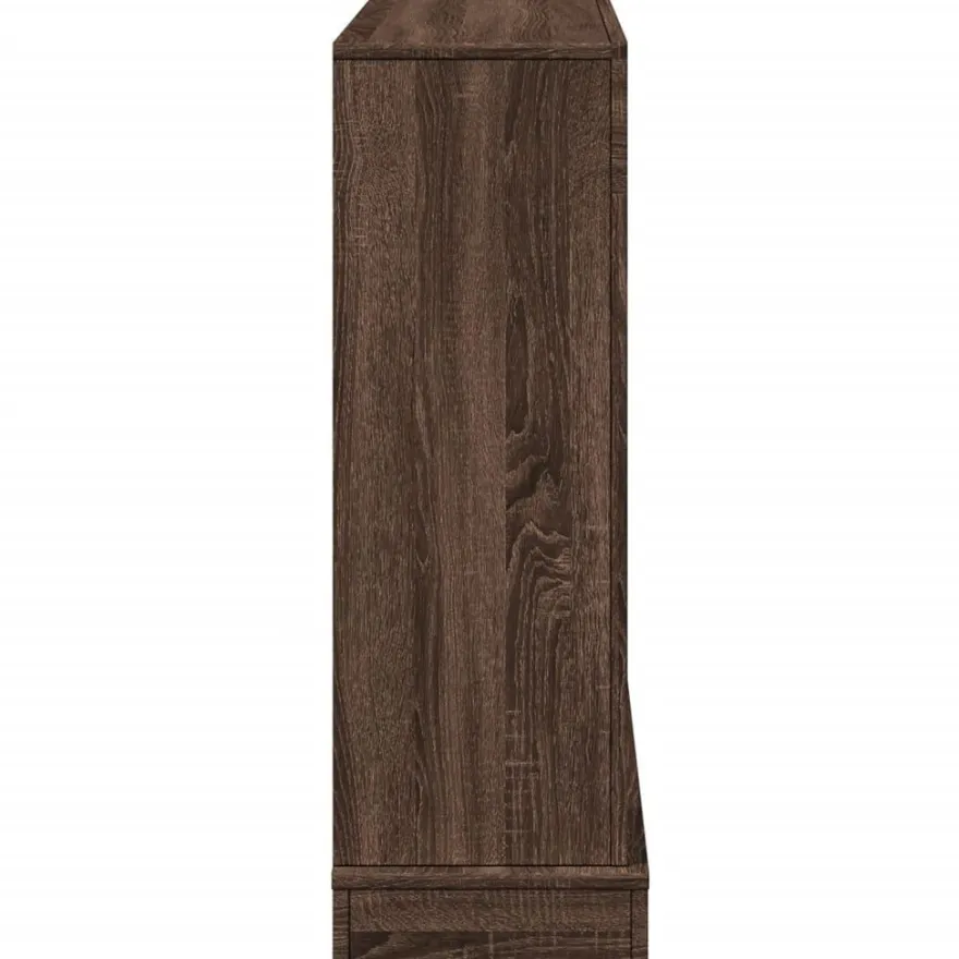 vidaXL Kaminumrandung Braun Eichen-Optik 100x30x87,5 cm Holzwerkstoff