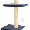 vidaXL Katzenbaum mit Sisal-Kratzsäulen 260 cm Dunkelblau