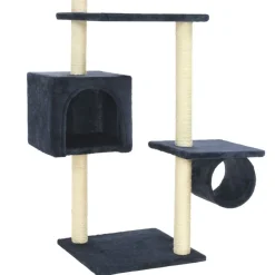 vidaXL Katzenbaum mit Sisal-Kratzsäulen 260 cm Dunkelblau