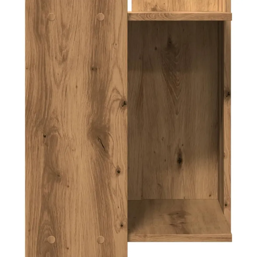 vidaXL Katzenklo Artisan-Eiche 42x42x51 cm Holzwerkstoff
