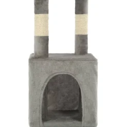vidaXL Katzen-Kratzbaum mit Sisal-Kratzsäulen 109 cm Grau