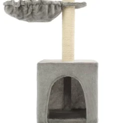 vidaXL Katzen-Kratzbaum mit Sisal-Kratzsäulen 105 cm Grau