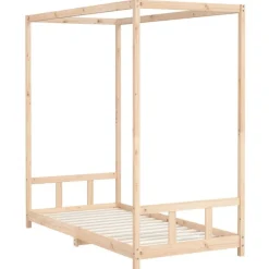 vidaXL Kinderbett 90x190 cm Massivholz Kiefer