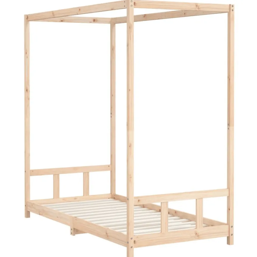 vidaXL Kinderbett 90x190 cm Massivholz Kiefer