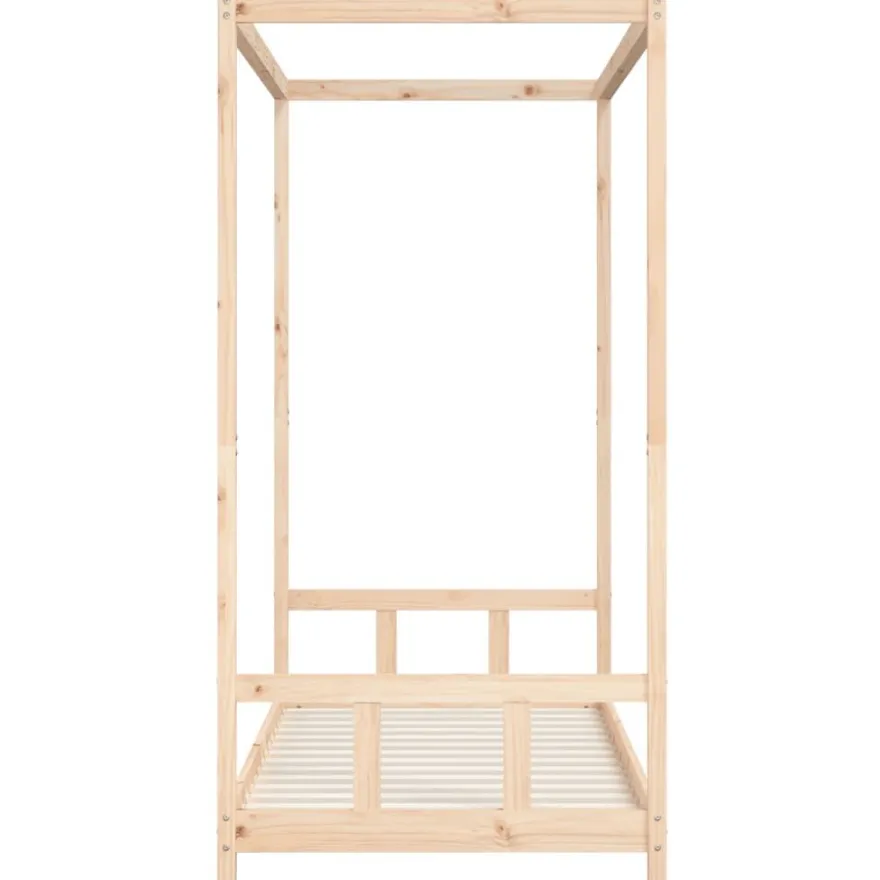 vidaXL Kinderbett 90x190 cm Massivholz Kiefer