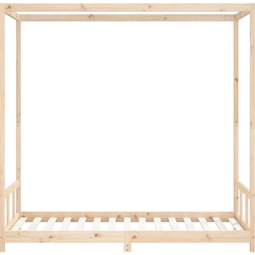vidaXL Kinderbett 90x190 cm Massivholz Kiefer
